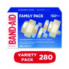 Sheer And Clear Adhesive Bandages, Assorted Sizes, 280/Box