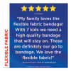Flexible Fabric Extra Large Adhesive Bandages, 1.75 X 4, 10/Box