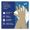 Essential High Capacity Hard Roll Towels For Business, 1-Ply, 8" x 1,000 Ft, 1.5" Core, Recycled, White, 6 Rolls/Carton