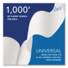 Essential High Capacity Hard Roll Towels For Business, 1-Ply, 8" x 1,000 Ft, 1.5" Core, Recycled, White, 6 Rolls/Carton