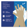 Essential Hard Roll Towels For Business, Absorbency Pockets, 1-Ply, 8" x 800 Ft, 1.5" Core, White, 12 Rolls/Carton