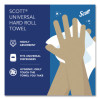 Essential Hard Roll Towels For Business, Absorbency Pockets, 1-Ply, 8" x 800 Ft, 1.5" Core, White, 12 Rolls/Carton