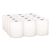 Universal Hard Roll Paper Towels With Premium Absorbency Pockets, 1-Ply, 8" x 425 Ft, 1.5" Core, White, 12 Rolls/Carton