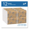 Essential C-Fold Towels For Business, Absorbency Pockets, 1-Ply, 10.13 x 13.15, White, 200/Pack, 12 Packs/Carton