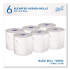 Essential High Capacity Hard Roll Towel, 1-Ply, 8" x 950 Ft, White, 6 Rolls/Carton