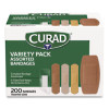 Variety Pack Assorted Bandages, 200/Box