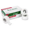 Transparent Surgical Tape, Heavy-Duty, Acrylic/Cloth, 1" x 10 Yds, Matte Clear, 12/Pack