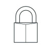 Three-Pin Brass Tumbler Locks, 0.75" Wide, 2 Locks And 2 Keys, 2/Pack