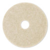Ultra High-Speed Natural Blend Floor Burnishing Pads 3500, 20" Diameter, Tan, 5/Carton