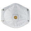 Particulate Respirator w/Cool Flow Exhalation Valve, Standard Size, 10/Box