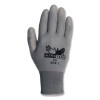 Ultra Tech Tactile Dexterity Work Gloves, En388: 4131, Large, White/Gray, 12 Pairs