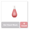 Gel Hand Wash, Pink Grapefruit Scent, 12 Oz, 6/Carton