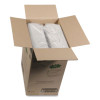 Earthchoice Smartlock Microwavable Mfpp Hinged Lid Container, 6 x 6 x 3.1, White, Plastic, 400/Carton