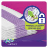 Wetjet System Refill Cloths, 11.3" x 5.4", White, 24/Box, 4/Carton