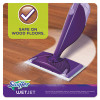 Wetjet System Refill Cloths, 11.3" x 5.4", White, 24/Box, 4/Carton
