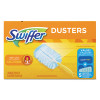 Dusters Starter Kit, Dust Lock Fiber, 6" Handle With Five Refill Dusters, Blue/Yellow