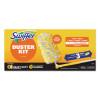 Heavy Duty Dusters With Extendable Handle, Plastic Handle Extends To 3 Ft, 1 Handle And 3 Dusters/Kit, 6 Kits/Carton