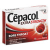Extra Strength Sore Throat Lozenges, Cherry, 16/Box, 24 Boxes/Carton
