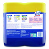 Disinfecting Wipes, 1-Ply, 7 x 7.25, Lemon And Lime Blossom, White, 80 Wipes/Canister, 2 Canisters/Pack