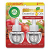 Scented Oil Refill, Warming - Apple Cinnamon Medley, 0.67 Oz, 2/Pack
