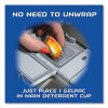 Dish Detergent Gelpacs, Orange Scent, 54/Box, 4 Boxes/Carton