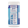 Disinfecting Wipes, 1-Ply, 7 x 7.25, Crisp Linen, White, 80 Wipes/Canister, 6 Canisters/Carton