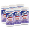 Disinfecting Wipes, 1-Ply, 7 x 7.25, Early Morning Breeze, White, 80 Wipes/Canister, 6 Canisters/Carton