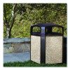 Landmark Series Aggregate Panel, For 35 Gal Classic Container, 15.7 X 27.9 X 0.38, Stone, River Rock, 4/Carton