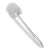 Commercial-Grade Toilet Bowl Brush, 10" Handle, White, 24/Carton