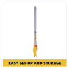 Multilingual Pop-Up Wet Floor Safety Cone, 21 X 21 X 30, Yellow