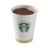 Hot Cups, 12 Oz, Paper, White With Green Starbucks Logo, 1,000/Carton