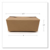 Champpak Carryout Boxes, #8, 6 x 4.75 x 2.5, Brown, Paper, 300/Carton