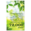100% Recycled Paper Kitchen Towel Rolls, 2-Ply, 11 x 5.4, 140 Sheets/Roll, 6 Rolls/Pack