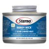 Handy Wick Chafing Fuel, Diethylene Glycol, 4 Hour Burn, 4.84 Oz Can, 24/Carton