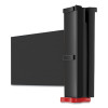 Adjusta-Tape Crowd Control Posts Only, Steel, 40" High, Black, 2/Box