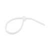 Nylon Cable Ties, 4 X 0.06, 18 Lb, Natural, 1,000/Pack