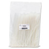 Nylon Cable Ties, 11 X 0.19, 50 Lb, Natural, 500/Pack