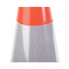 Traffic Cone, 14 X 14 X 28, Orange/Silver