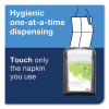 Xpressnap Fit Napkin Dispenser, Tabletop, 4.4 x 5.6 x 6.7, Black