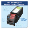 Xpressnap Fit Napkin Dispenser, Countertop, 4.8 X 12.8 X 5.6, Black
