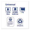 Hardwound Roll Towel, 1-Ply, 7.88" x 1,000 Ft, White, 6 Rolls/Carton