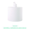 Center-Flow Perforated Paper Towel Roll, 7.3 x 15, White, 6 Rolls/Carton
