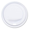 Traveler Cappuccino Style Dome Lid, Fits 10 Oz To 24 Oz Hot Cups, Plastic, White, 100/Pack, 10 Packs/Carton