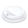 Traveler Cappuccino Style Dome Lid, Fits 10 Oz To 24 Oz Hot Cups, Plastic, White, 100/Pack, 10 Packs/Carton
