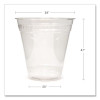 Kal-Clear Pet Cold Drink Cups, 16 Oz To 18 Oz, Plastic, Clear, 50/Sleeve, 20 Sleeves/Carton
