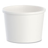 Flexstyle Double Poly Paper Containers, 12 Oz, 3.6" Diameter, White, Paper, 25/Bag, 20 Bags/Carton