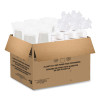 Flexstyle Food Lid Container, 12.1 Oz, 3.6" Diameter, White, Plastic, 250/Carton