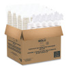 Flexstyle Double Poly Food Combo Packs, 8 Oz, Symphony, Paper, 25/Pack, 10 Packs/Carton