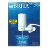 Water Faucet Mount Filtration System With 1 Elite Advanced Replacement Filter, White, 4/Carton