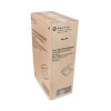Vented Foam Hinged Lid Container, Dual Tab Lock Economy, 8.4 x 8 x 3, White, 150/Carton